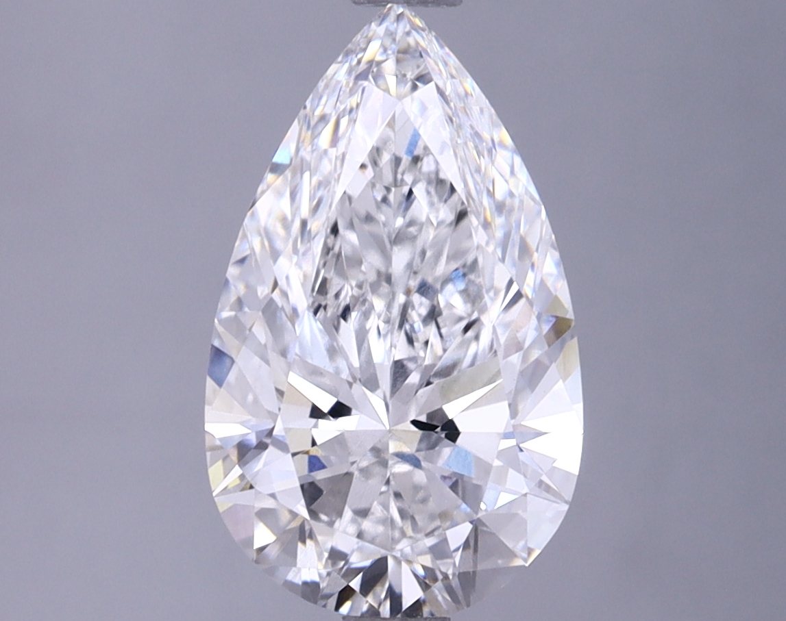 2.46 Carat Pear Shaped Ideal Cut E-VS1 - IGI Certified Lab Grown Diamond