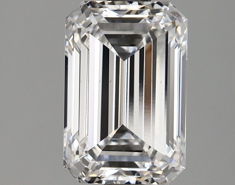 2.54 Carat Emerald Shaped Excellent Cut F-VS2 - IGI Certified Lab Grown Diamond