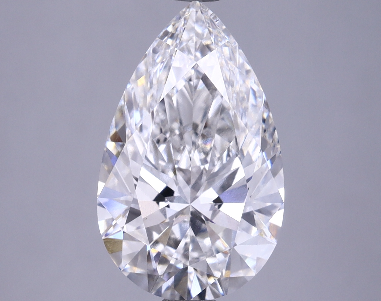 3.00 Carat Pear Shaped Ideal Cut D-VVS2 - IGI Certified Lab Grown Diamond