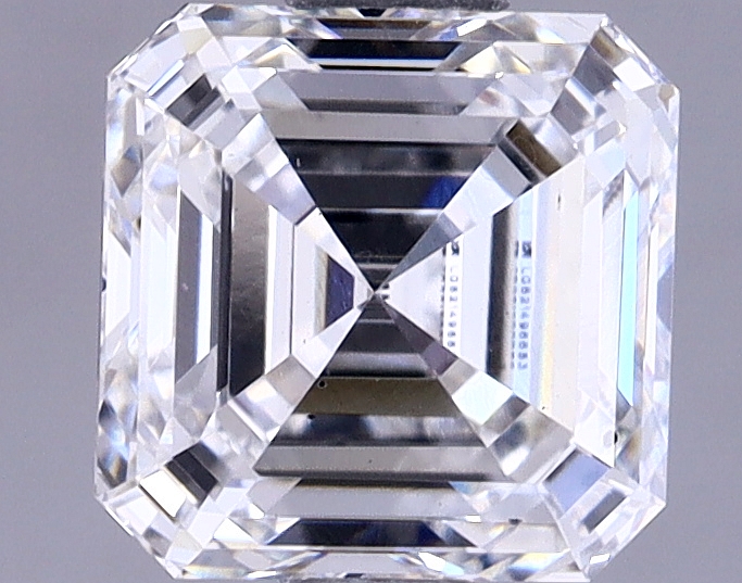 Carat Asscher Shaped Excellent Cut E-VS2 IGI Certified Lab Grown  Diamond