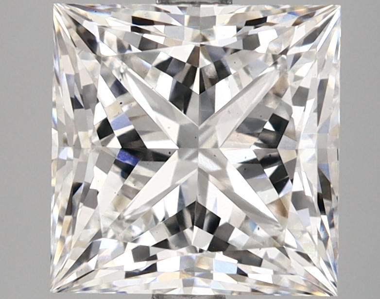 3.41 Carat Princess Shaped Ideal Cut F-VS2 - IGI Certified Lab Grown Diamond