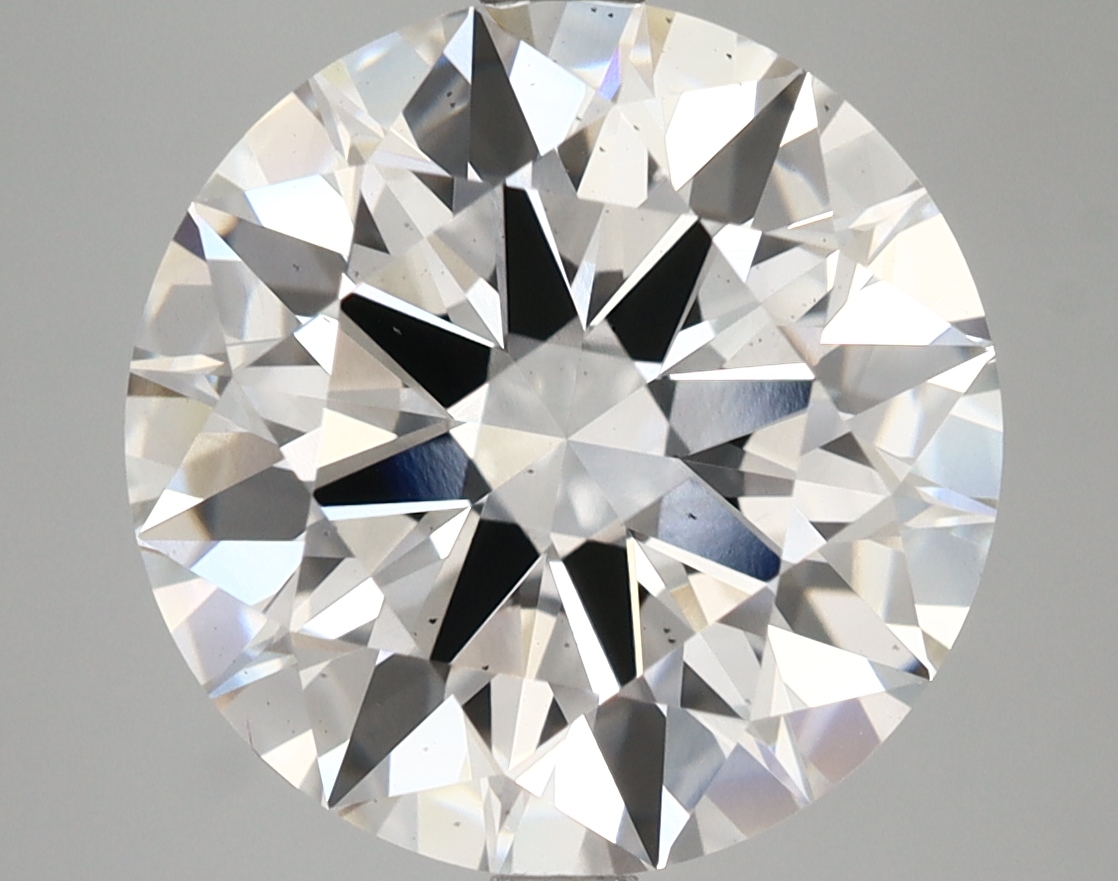 6.43 Carat Round Shaped Ideal Cut F-VS2 - IGI Certified Lab Grown Diamond