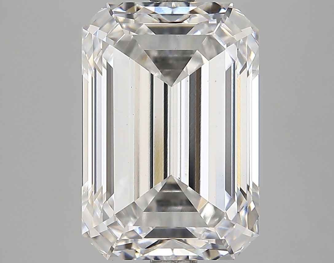 6.05 Carat Emerald Shaped Ideal Cut D-VS1 - IGI Certified Lab Grown Diamond