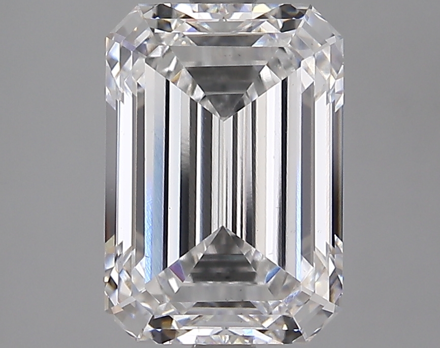 8.39 Carat Emerald Shaped Ideal Cut F-VS2 - IGI Certified Lab Grown Diamond