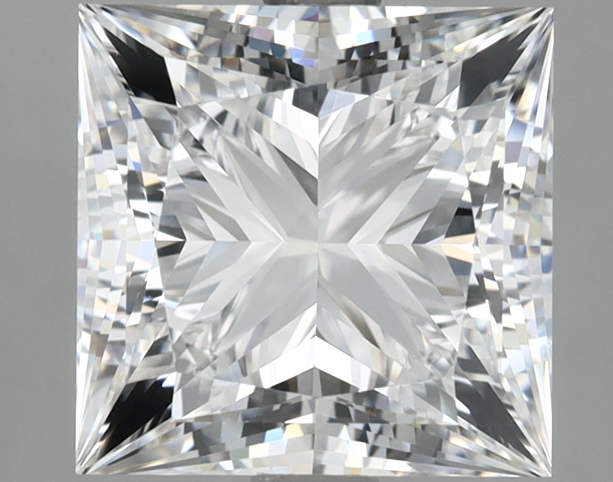 3.74 Carat Princess Shaped Ideal Cut D-IF - IGI Certified Lab Grown Diamond