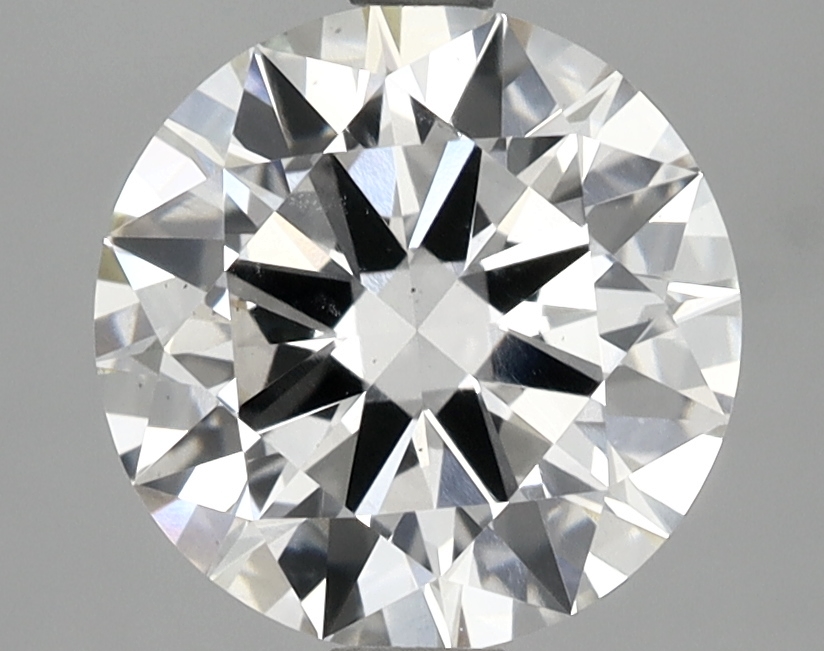 Actual 2.55 carat G Round lab-grown diamond